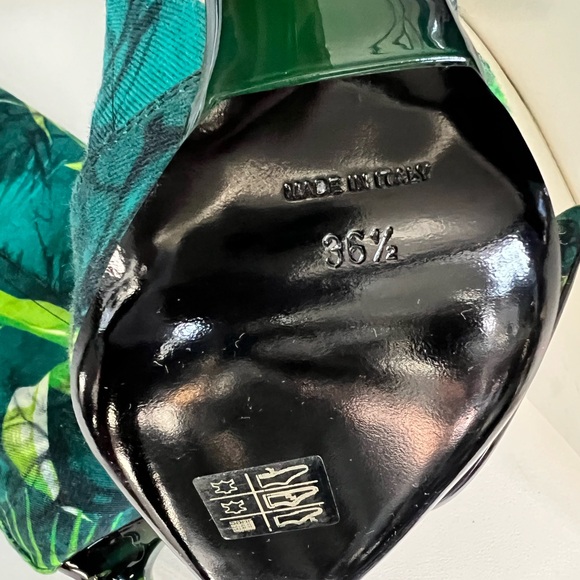 ☘️VERSACE Jungle Print Cloth Boots☘️ - Picture 5 of 7